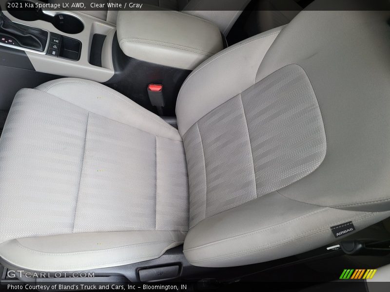Clear White / Gray 2021 Kia Sportage LX AWD