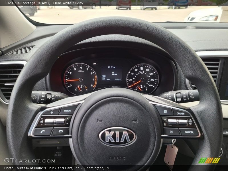 Clear White / Gray 2021 Kia Sportage LX AWD