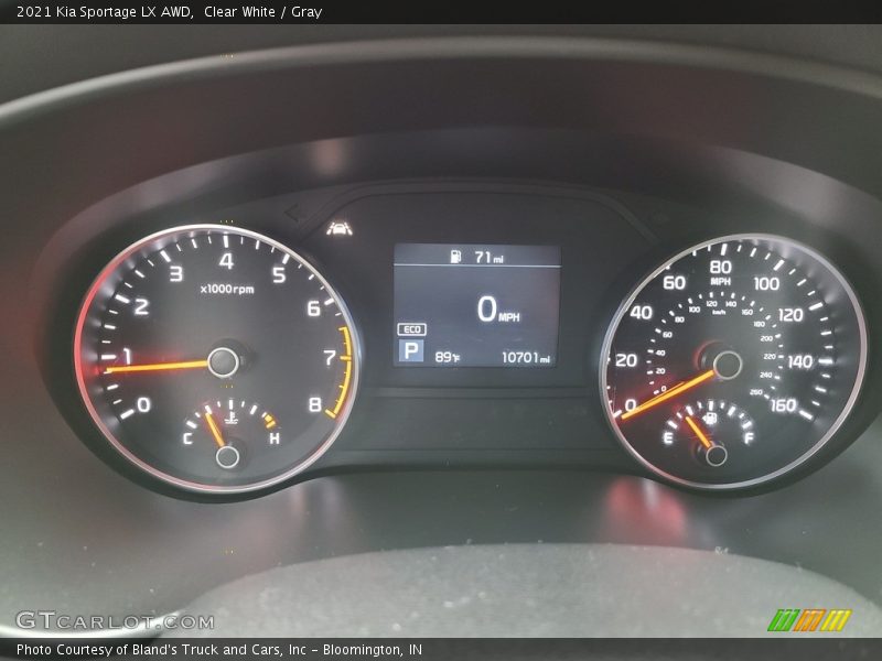 Clear White / Gray 2021 Kia Sportage LX AWD
