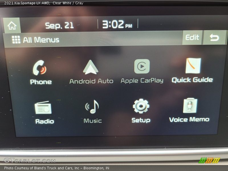 Clear White / Gray 2021 Kia Sportage LX AWD