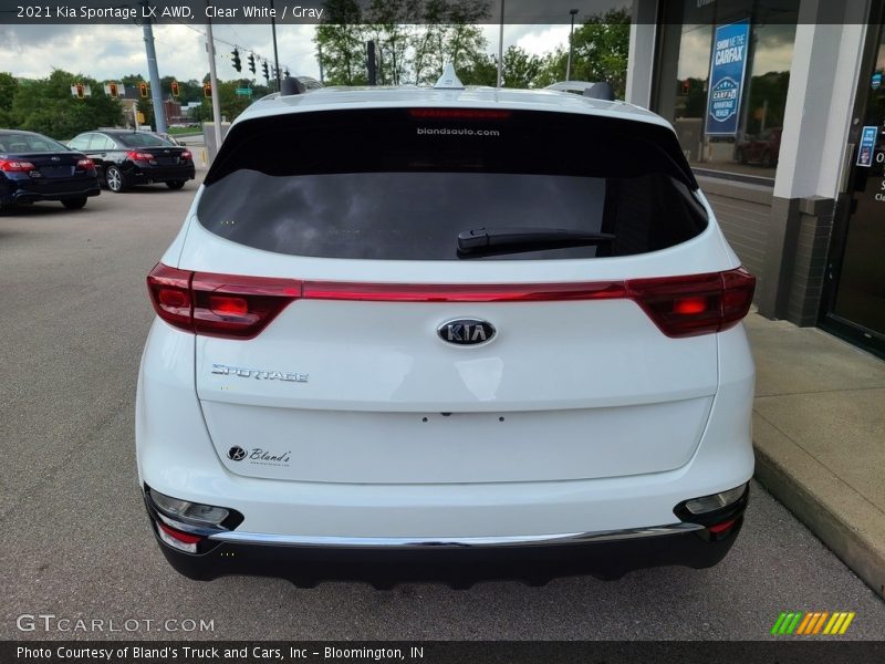 Clear White / Gray 2021 Kia Sportage LX AWD