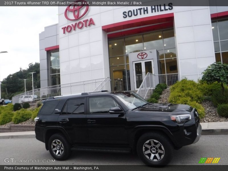 Midnight Black Metallic / Black 2017 Toyota 4Runner TRD Off-Road Premium 4x4