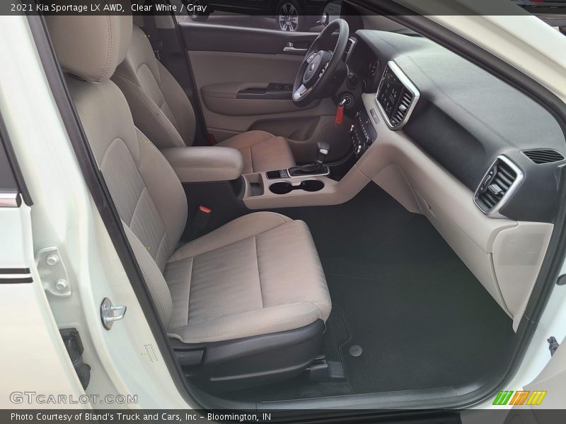 Clear White / Gray 2021 Kia Sportage LX AWD