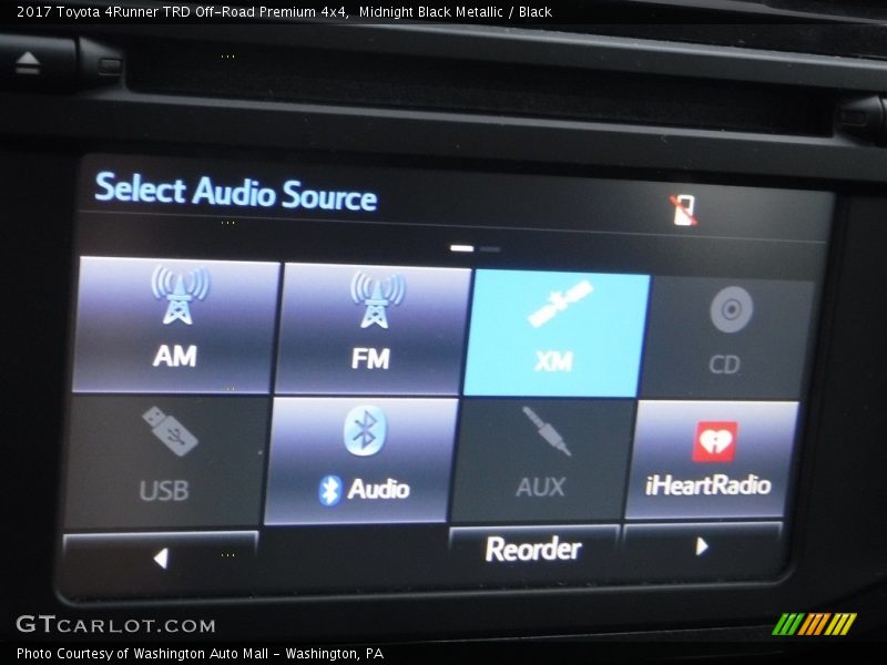 Midnight Black Metallic / Black 2017 Toyota 4Runner TRD Off-Road Premium 4x4