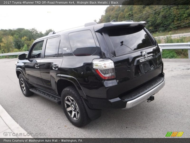 Midnight Black Metallic / Black 2017 Toyota 4Runner TRD Off-Road Premium 4x4