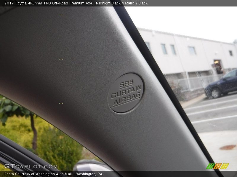Midnight Black Metallic / Black 2017 Toyota 4Runner TRD Off-Road Premium 4x4