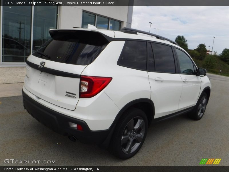 White Diamond Pearl / Black 2019 Honda Passport Touring AWD