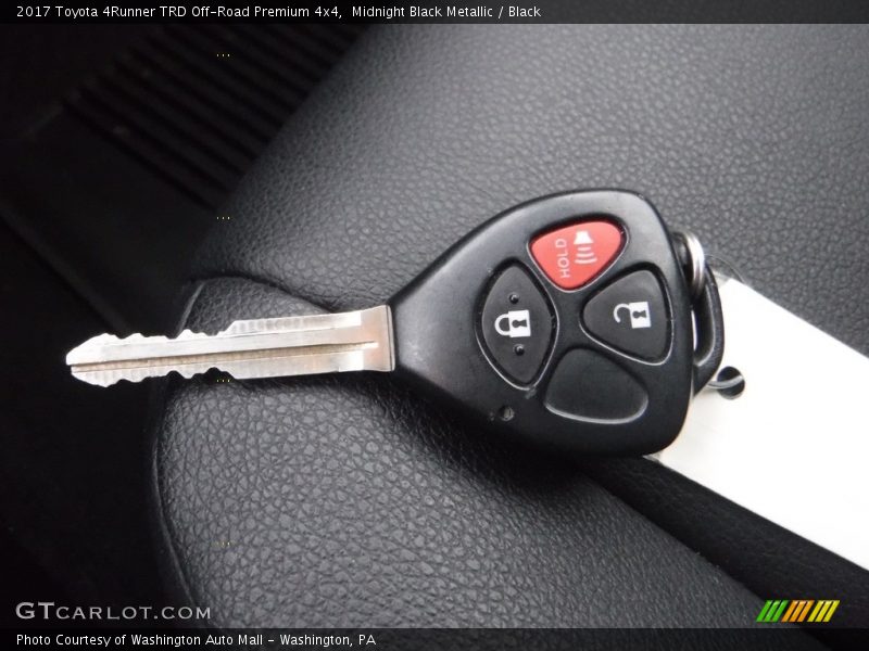 Midnight Black Metallic / Black 2017 Toyota 4Runner TRD Off-Road Premium 4x4