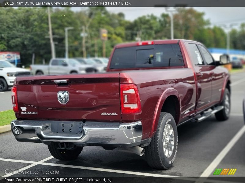 Delmonico Red Pearl / Black 2019 Ram 3500 Laramie Crew Cab 4x4