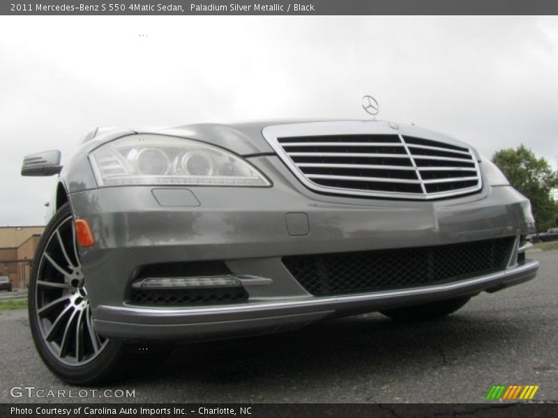 Paladium Silver Metallic / Black 2011 Mercedes-Benz S 550 4Matic Sedan