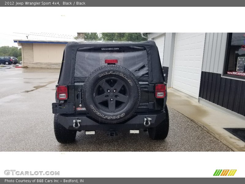 Black / Black 2012 Jeep Wrangler Sport 4x4