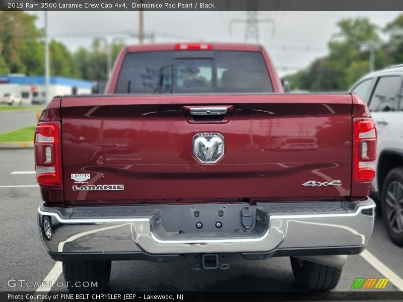 Delmonico Red Pearl / Black 2019 Ram 3500 Laramie Crew Cab 4x4