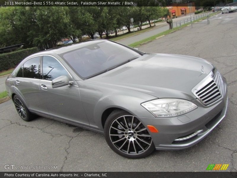 Paladium Silver Metallic / Black 2011 Mercedes-Benz S 550 4Matic Sedan
