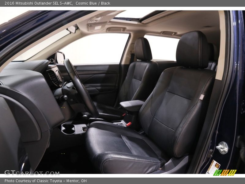 Cosmic Blue / Black 2016 Mitsubishi Outlander SEL S-AWC