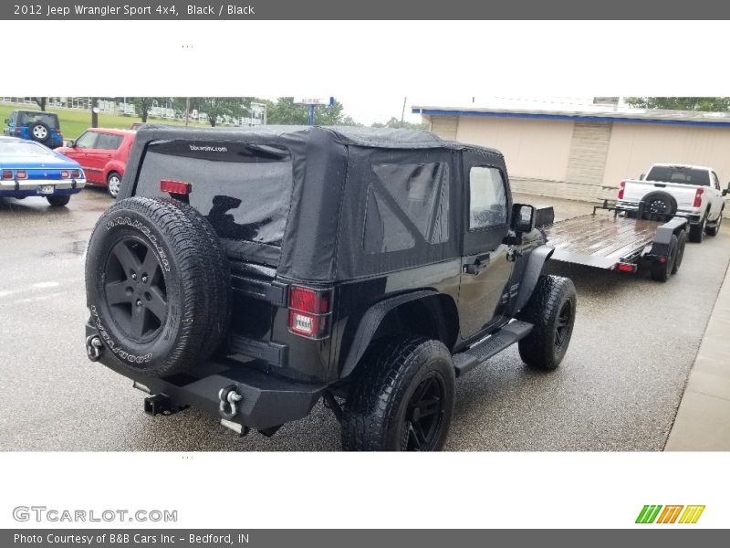 Black / Black 2012 Jeep Wrangler Sport 4x4