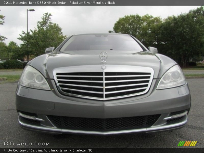 Paladium Silver Metallic / Black 2011 Mercedes-Benz S 550 4Matic Sedan