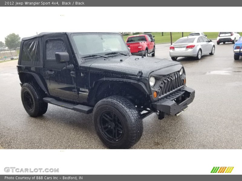 Black / Black 2012 Jeep Wrangler Sport 4x4