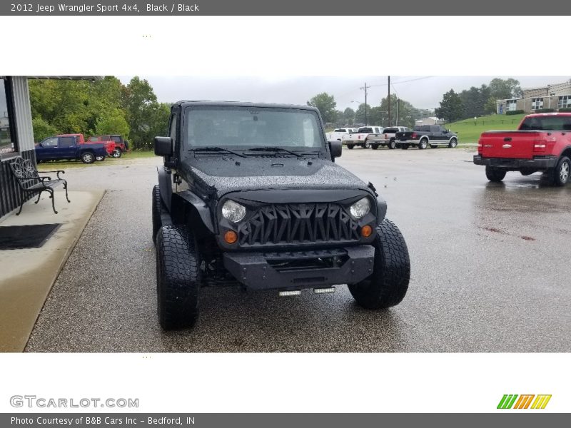 Black / Black 2012 Jeep Wrangler Sport 4x4