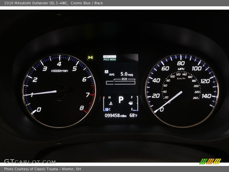  2016 Outlander SEL S-AWC SEL S-AWC Gauges