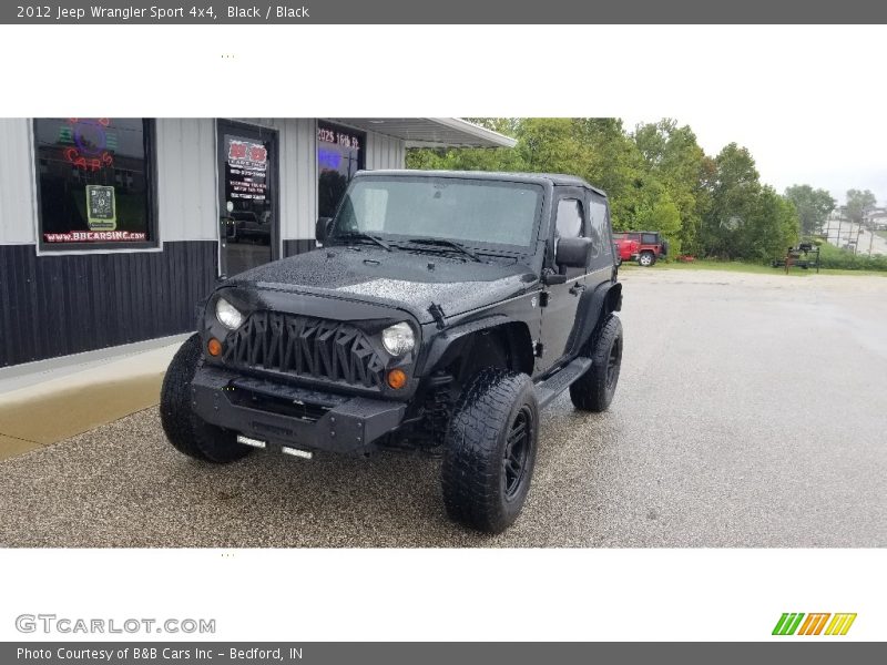 Black / Black 2012 Jeep Wrangler Sport 4x4