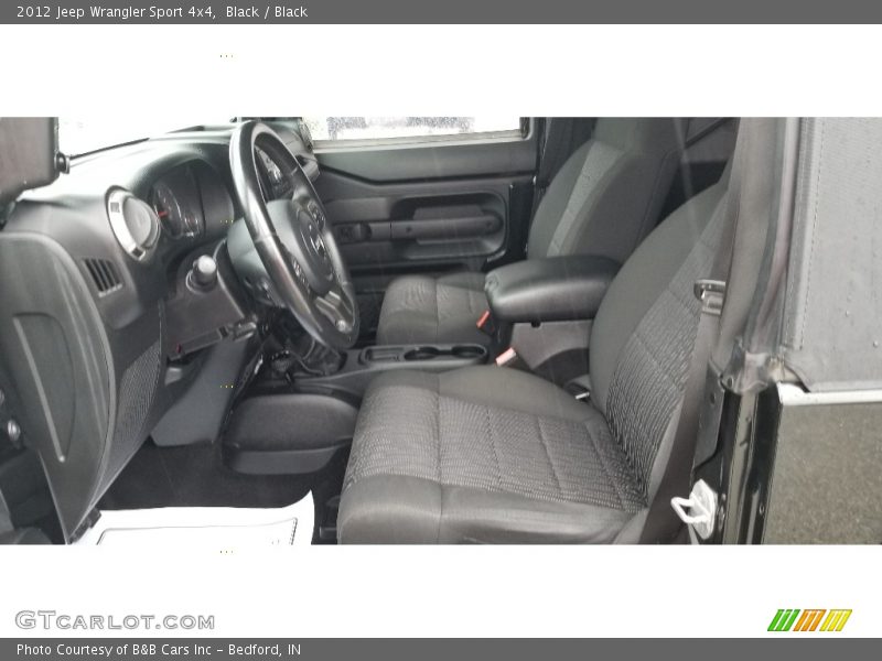 Black / Black 2012 Jeep Wrangler Sport 4x4