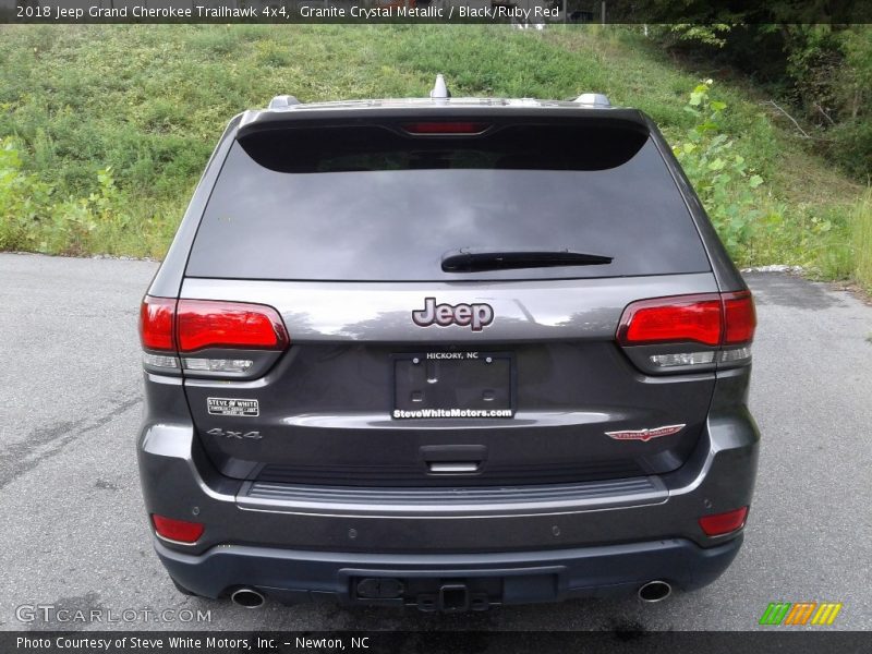 Granite Crystal Metallic / Black/Ruby Red 2018 Jeep Grand Cherokee Trailhawk 4x4