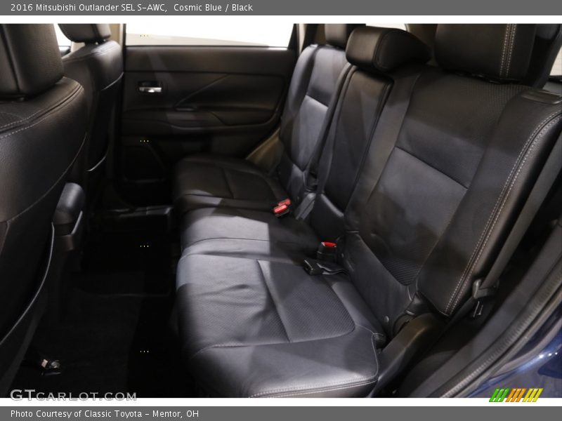Cosmic Blue / Black 2016 Mitsubishi Outlander SEL S-AWC