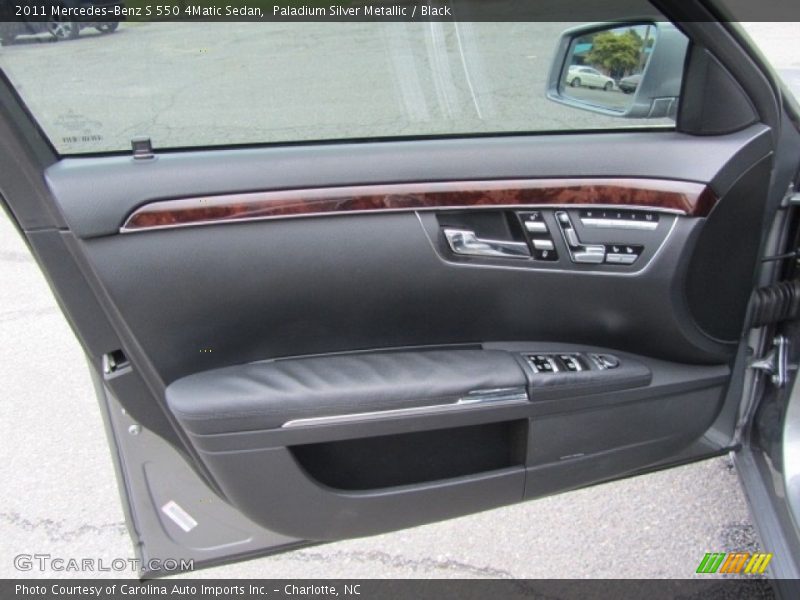 Paladium Silver Metallic / Black 2011 Mercedes-Benz S 550 4Matic Sedan