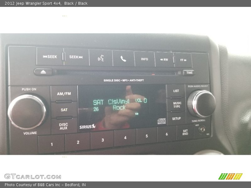 Black / Black 2012 Jeep Wrangler Sport 4x4