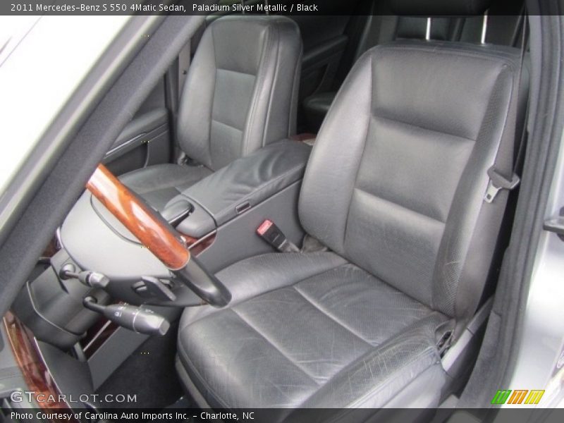 Paladium Silver Metallic / Black 2011 Mercedes-Benz S 550 4Matic Sedan