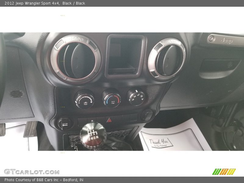Black / Black 2012 Jeep Wrangler Sport 4x4