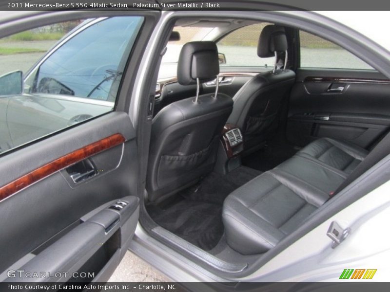 Paladium Silver Metallic / Black 2011 Mercedes-Benz S 550 4Matic Sedan