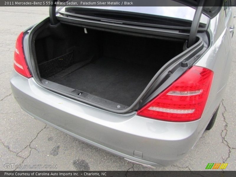 Paladium Silver Metallic / Black 2011 Mercedes-Benz S 550 4Matic Sedan