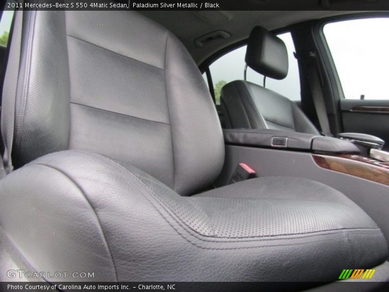 Paladium Silver Metallic / Black 2011 Mercedes-Benz S 550 4Matic Sedan