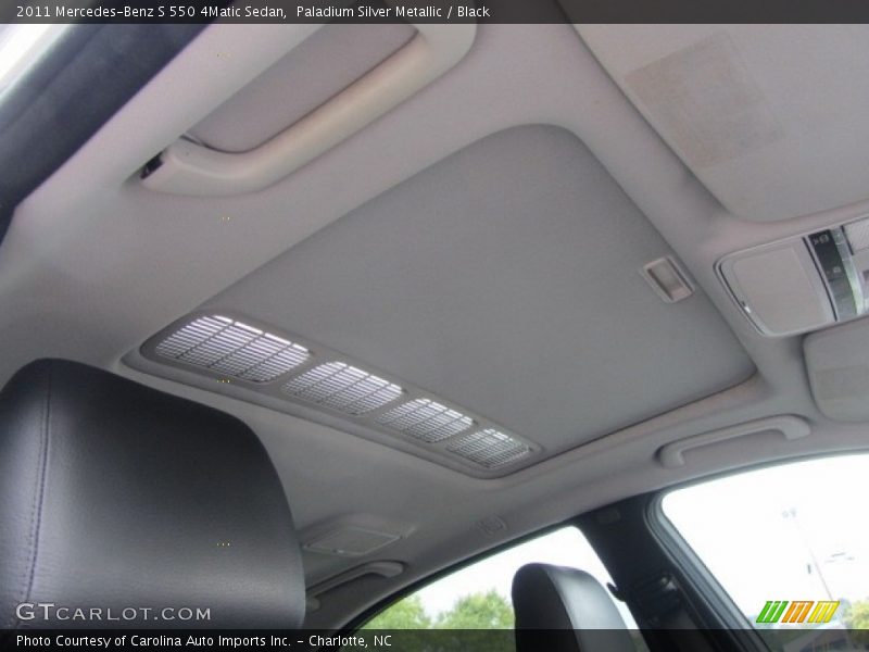 Paladium Silver Metallic / Black 2011 Mercedes-Benz S 550 4Matic Sedan