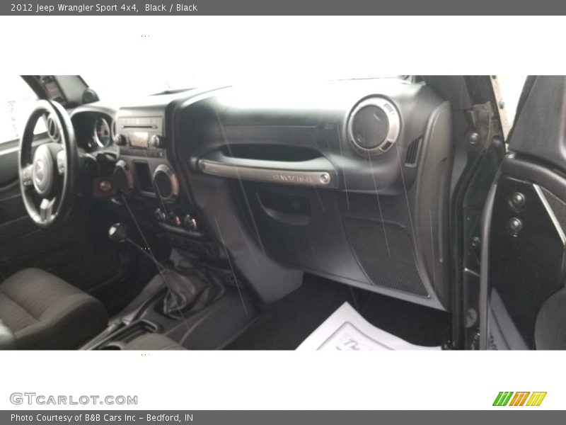 Black / Black 2012 Jeep Wrangler Sport 4x4