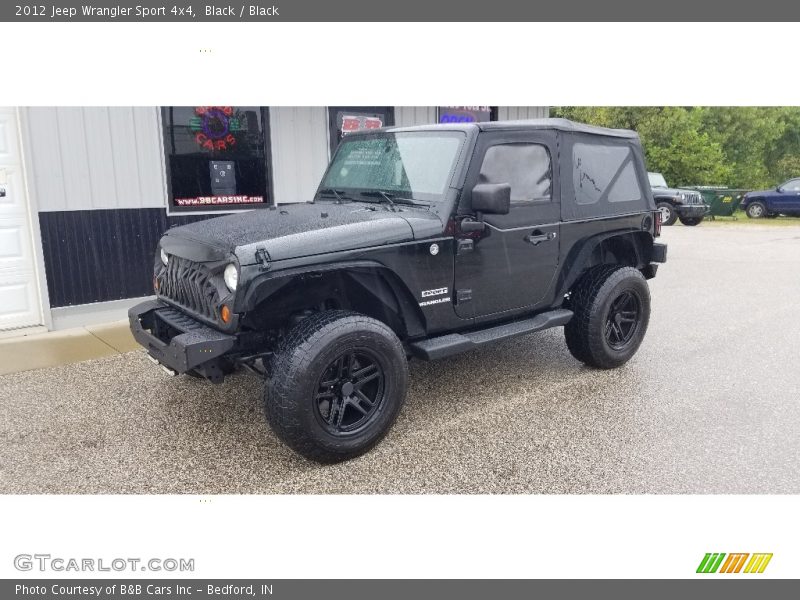 Black / Black 2012 Jeep Wrangler Sport 4x4