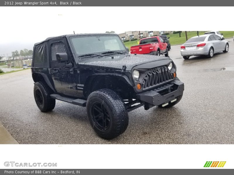 Black / Black 2012 Jeep Wrangler Sport 4x4