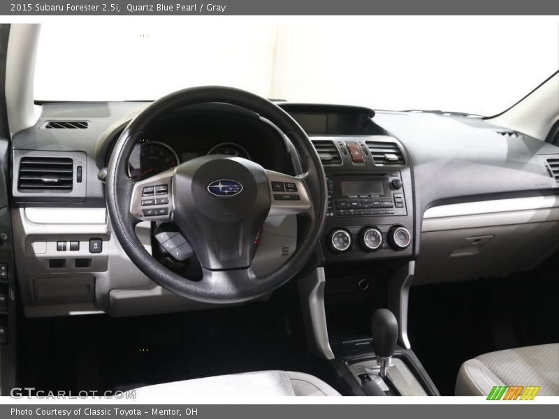 Quartz Blue Pearl / Gray 2015 Subaru Forester 2.5i