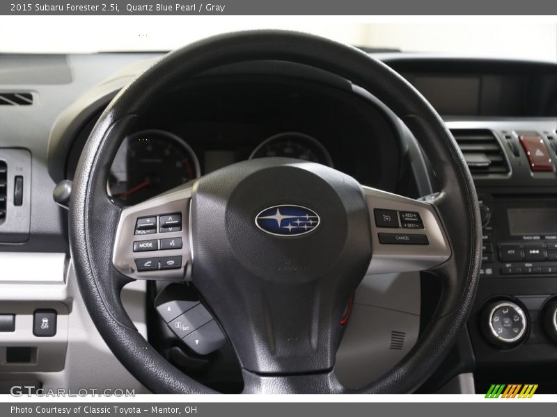 Quartz Blue Pearl / Gray 2015 Subaru Forester 2.5i