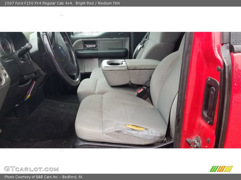 Bright Red / Medium Flint 2007 Ford F150 FX4 Regular Cab 4x4