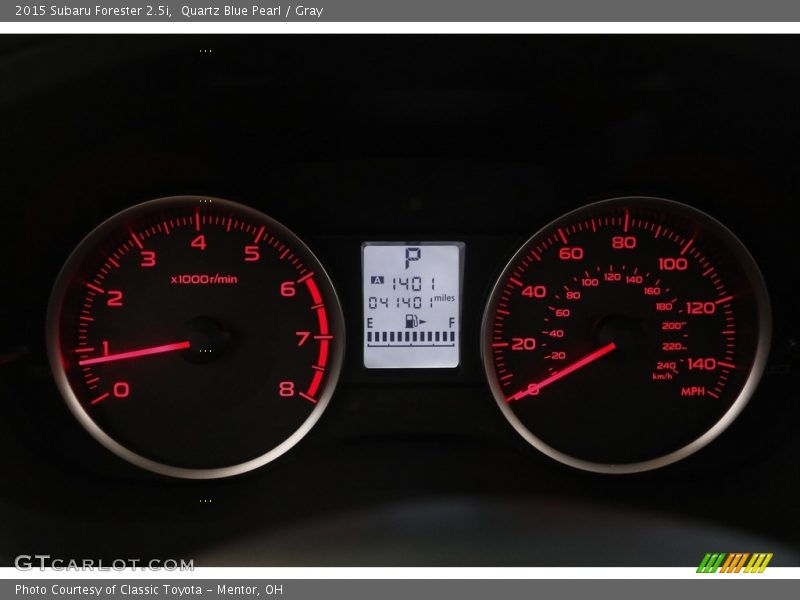 Quartz Blue Pearl / Gray 2015 Subaru Forester 2.5i