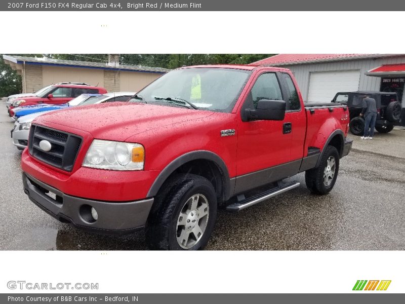 Bright Red / Medium Flint 2007 Ford F150 FX4 Regular Cab 4x4