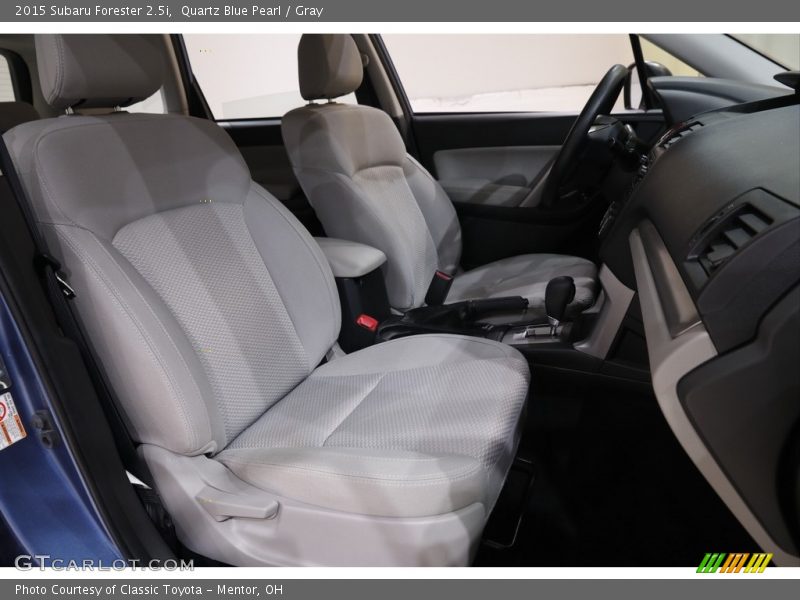 Quartz Blue Pearl / Gray 2015 Subaru Forester 2.5i