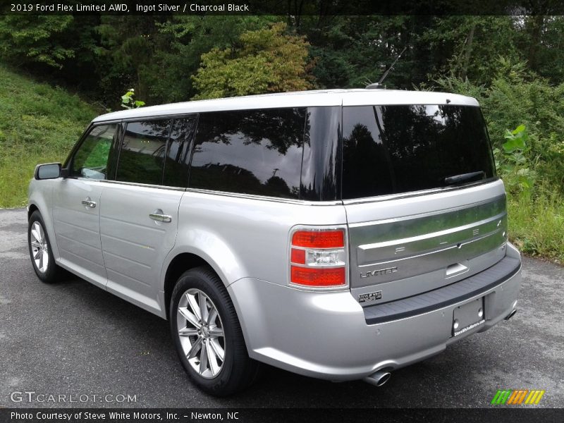 Ingot Silver / Charcoal Black 2019 Ford Flex Limited AWD