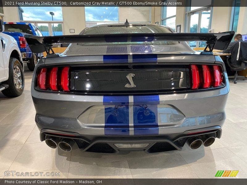 Carbonized Gray Metallic / GT500 Ebony/Smoke Gray Accents 2021 Ford Mustang Shelby GT500