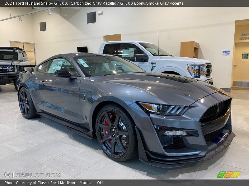 Front 3/4 View of 2021 Mustang Shelby GT500