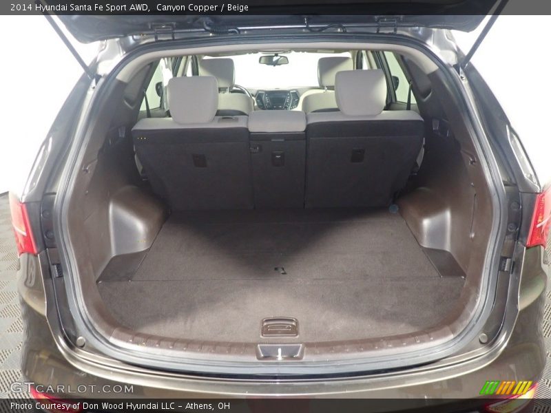 Canyon Copper / Beige 2014 Hyundai Santa Fe Sport AWD