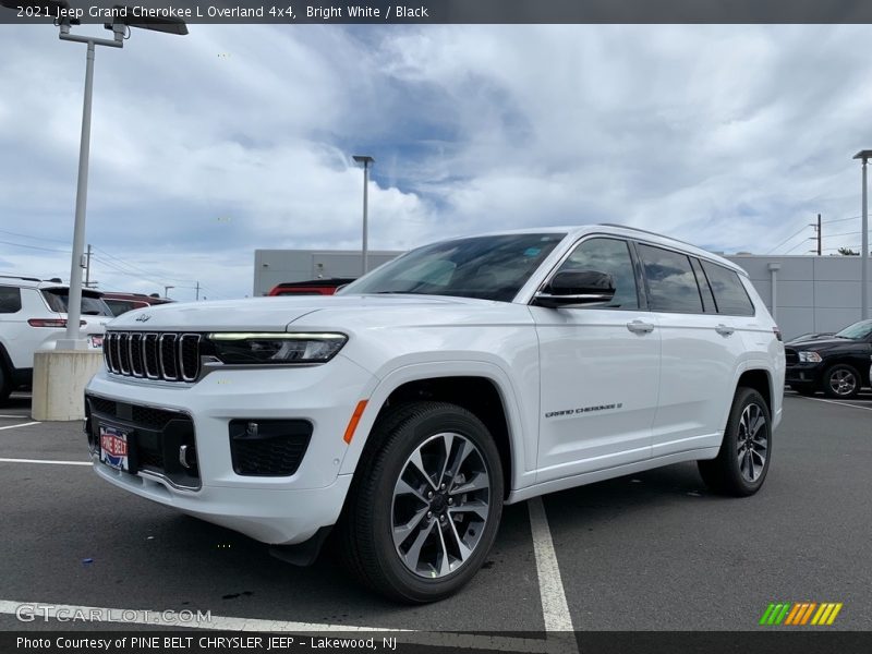 Bright White / Black 2021 Jeep Grand Cherokee L Overland 4x4