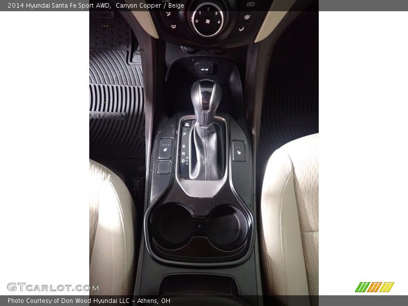 Canyon Copper / Beige 2014 Hyundai Santa Fe Sport AWD
